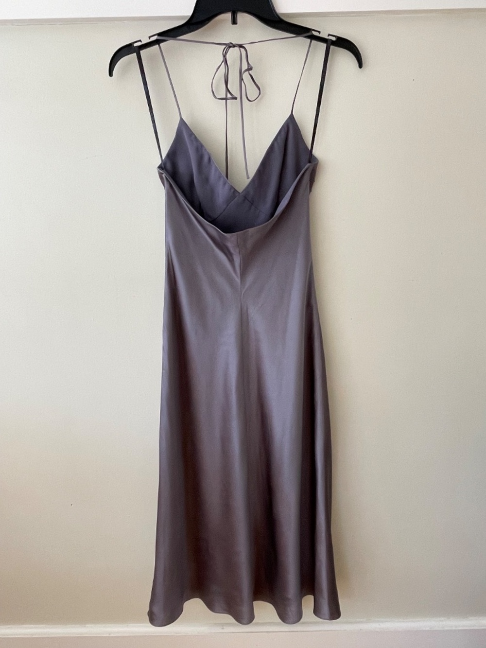 Laundry by Shelli Segal 100% Silk Lined Halter Midi Dress 2 - Picture 3 of 14